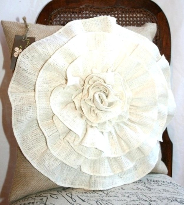 Подушки квіти | Подушка троянда, ромашка, мак