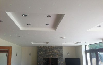 Установка точкових світильників: стелі і конструкція