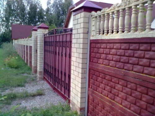 Як пофарбувати бетонний паркан, вибір фарби