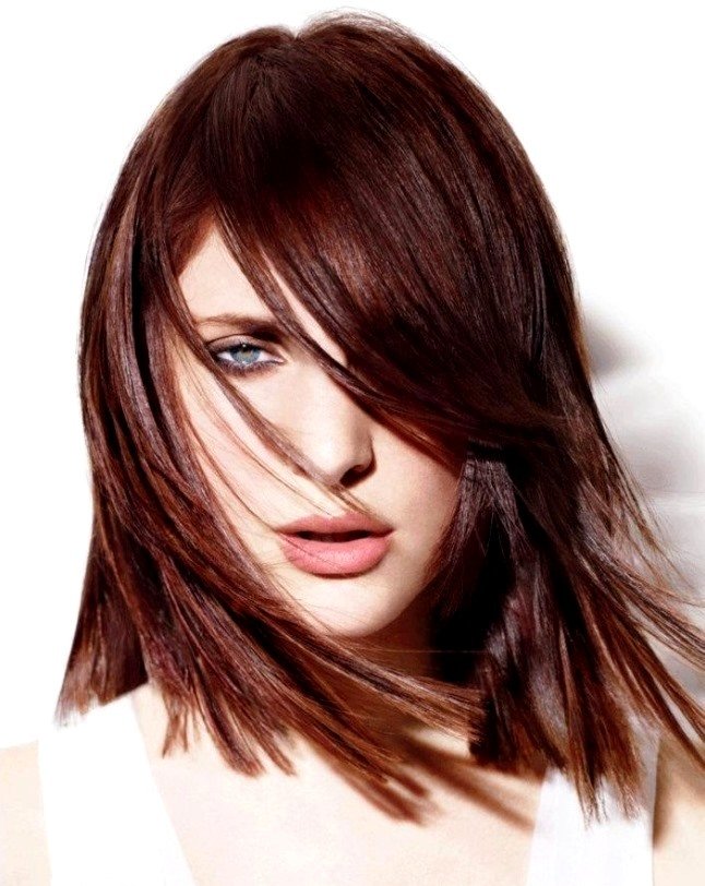 Зачіски з довгою чубчиком | Зачіски з довгою чубчиком фото