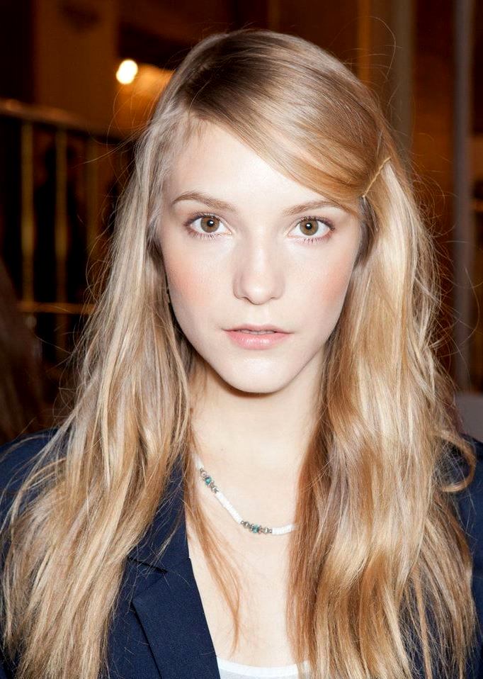 Зачіски з довгою чубчиком | Зачіски з довгою чубчиком фото