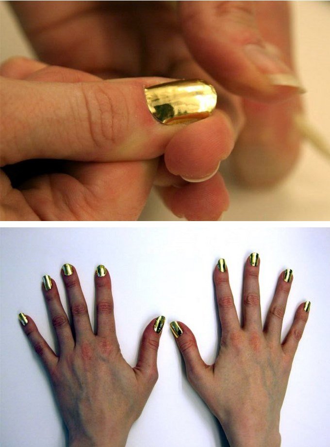 Фольга для нігтів | Дизайн нігтів з фольгою