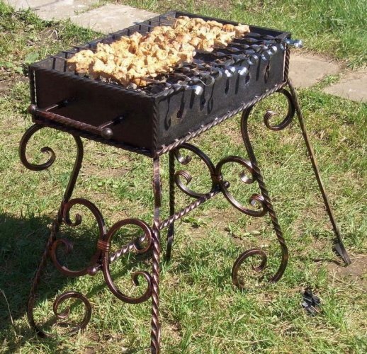 Мангал з металу своїми руками