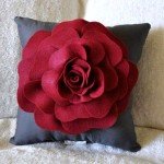 Подушки квіти | Подушка троянда, ромашка, мак