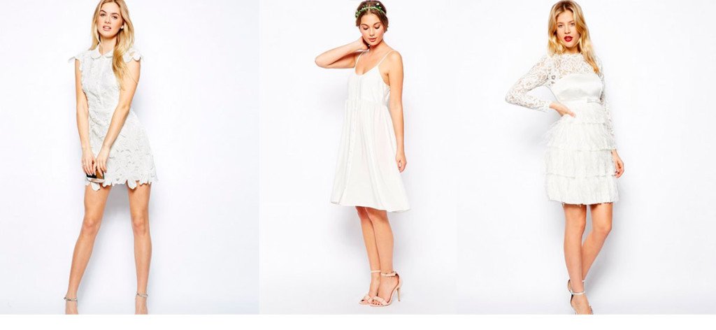 Білі літні сукні