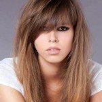 Зачіски з довгою чубчиком | Зачіски з довгою чубчиком фото