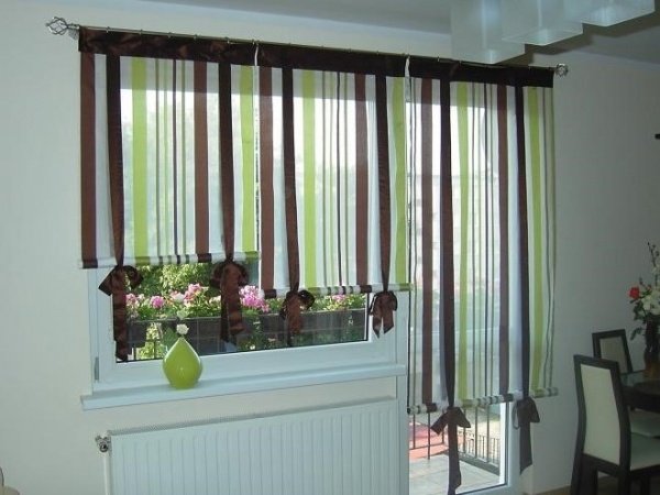 Як зшити короткі штори на кухню своїми руками