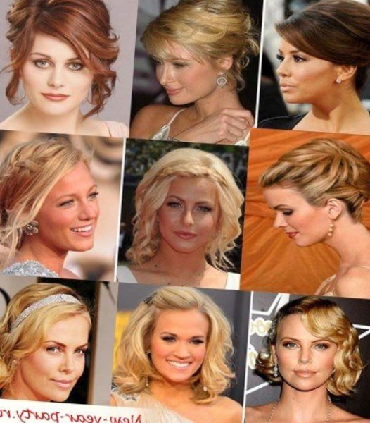 Красиві укладання на коротке волосся