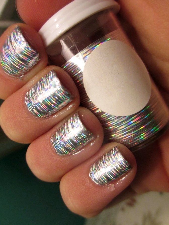 Фольга для нігтів | Дизайн нігтів з фольгою