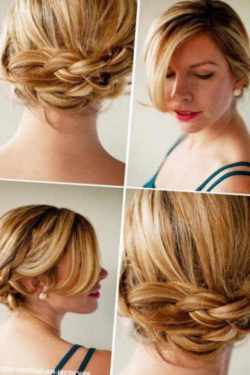 Красиві укладання на коротке волосся