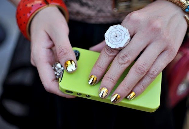 Фольга для нігтів | Дизайн нігтів з фольгою