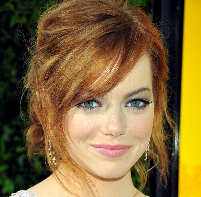 Зачіски з довгою чубчиком | Зачіски з довгою чубчиком фото