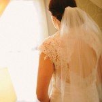 Весільні зачіски з фатою
