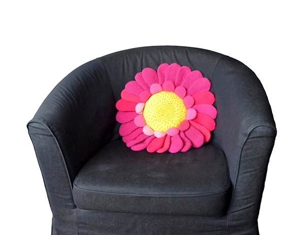 Подушки квіти | Подушка троянда, ромашка, мак