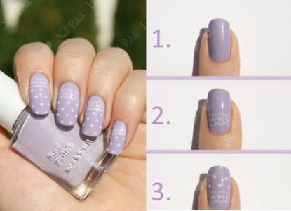 Малюнки дотсом на нігтях (dots)