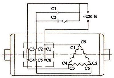 Підключення трифазного двигуна до однофазної мережі: схеми, інструкції та поради