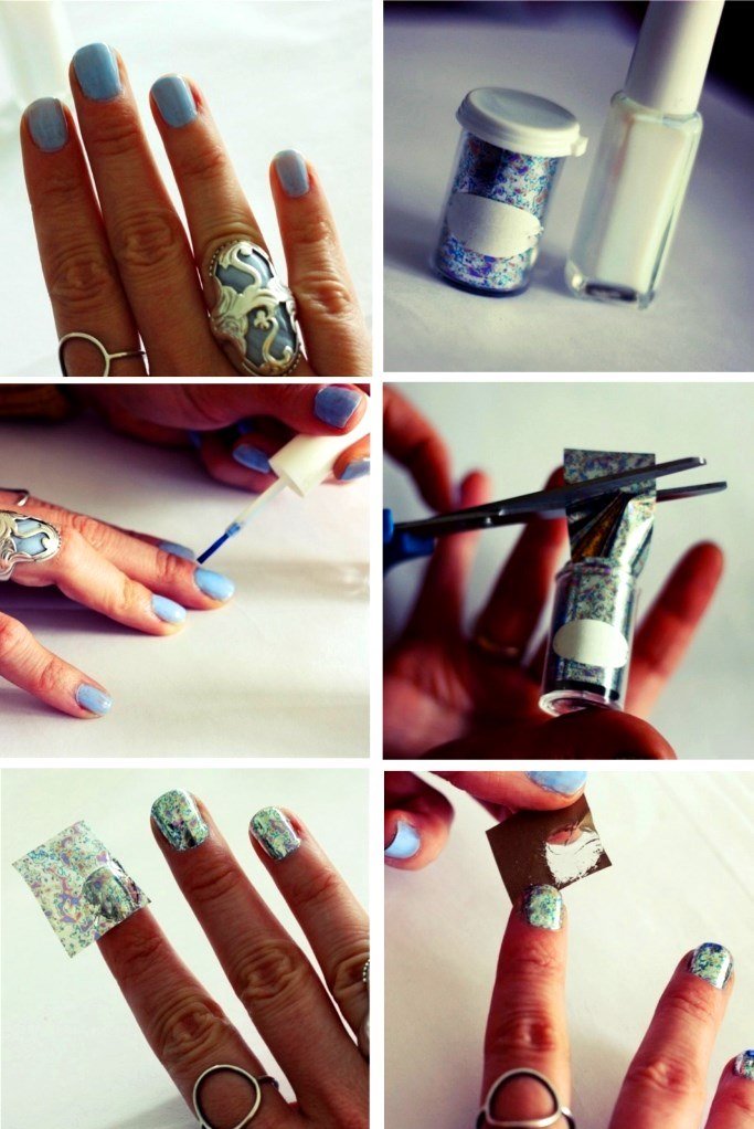 Фольга для нігтів | Дизайн нігтів з фольгою