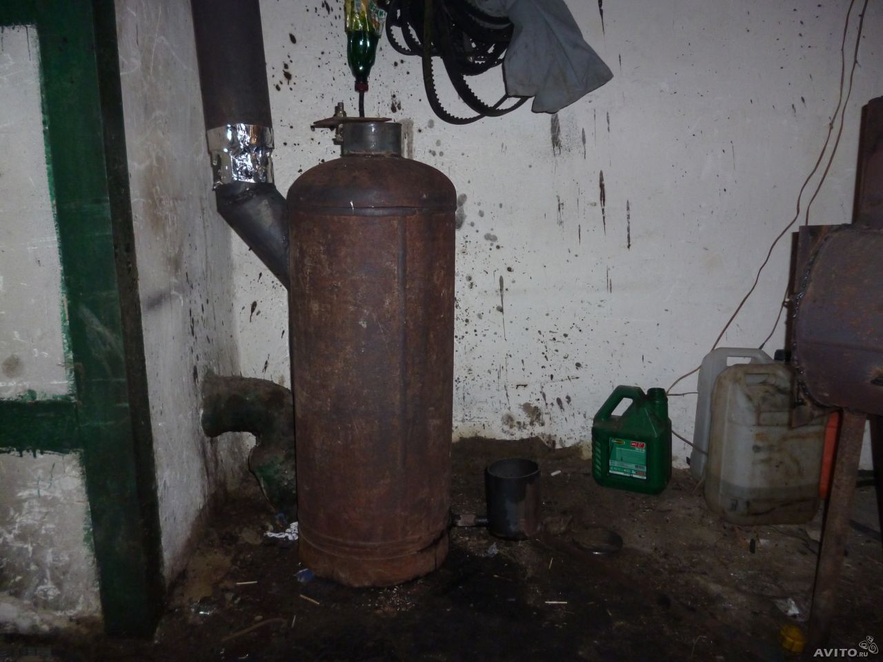 Як самому зробити піч на відпрацювання