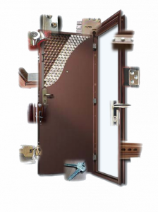 Вхідні двері в приватний заміський будинок, металеві і інші варіанти