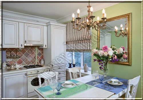 Інтерєр кухні в стилі ретро: фотогалерея Інтерєр кухні в стилі ретро: фотогалерея