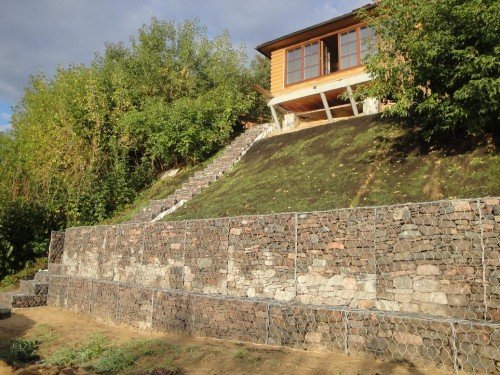 Застосування габіонів в ландшафтному дизайні.