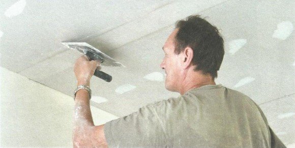 Шпаклюємо стеля у квартирі своїми руками