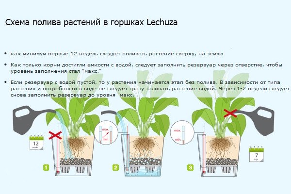 Квіткові горщики з автополиву coubi, lechuza, green apple