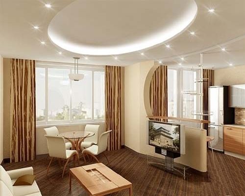 Вітальня в стилі хай тек