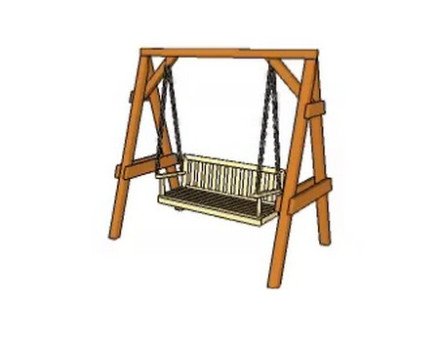 Як своїми руками зробити садові гойдалки?