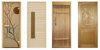 Зовнішні двері для лазні та сауни