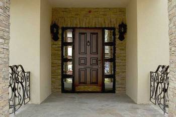 Вуличні вхідні металеві двері