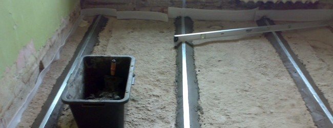 Установка маяків для стяжки підлоги – як ідеально вирівняти поверхню