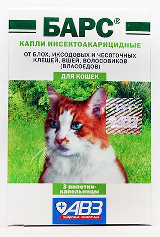 Краплі від бліх для кішок і кошенят