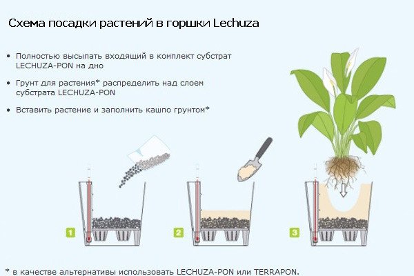 Квіткові горщики з автополиву coubi, lechuza, green apple