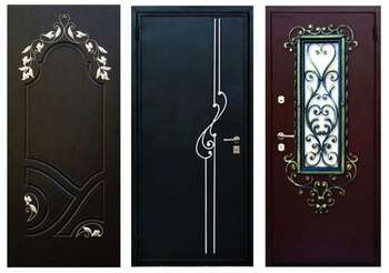 Зовнішні металеві утеплені двері