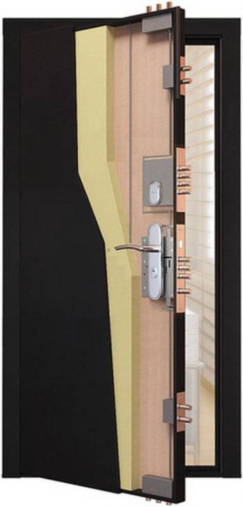 Вуличні вхідні металеві двері