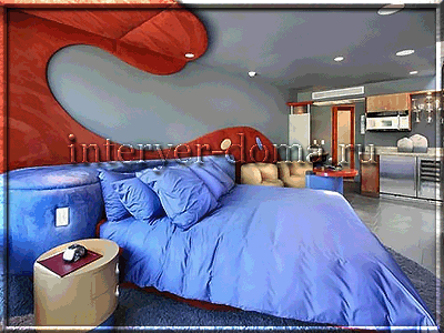 Незвичайний дизайн спальні