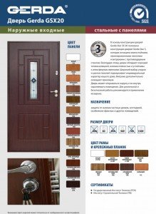 Двері герда : огляд сталевих вхідних дверей