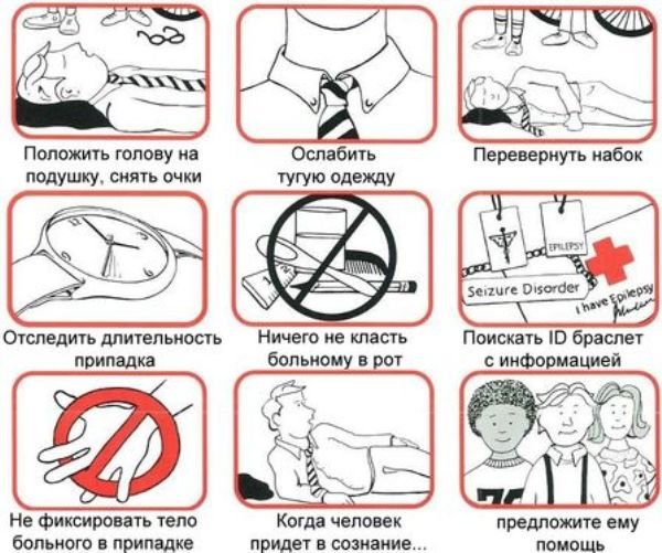 Перша медична допомога при нападі епілепсії, що робити у випадку нападу?