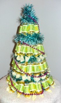 Як самотужки виготовити дерева з цукерок