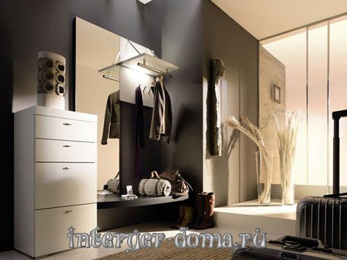 Передпокій в стилі хай тек: фото Передпокій в стилі хай тек: фото