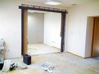 Як зменшити дверний отвір?