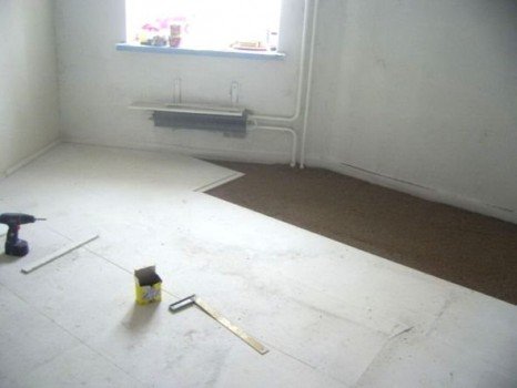 Технологія укладання насипних підлоги своїми руками Технологія укладання насипних підлоги своїми руками