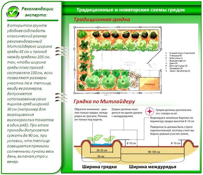 Як зробити вузькі грядки з Митлайдеру своїми руками (фото і відео інструкція)?