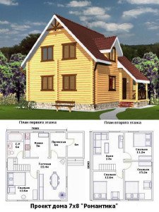 Деревяний будинок з бруса 7 на 7: особливості проектування та будівництва