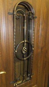 Вхідні сталеві двері з патиною