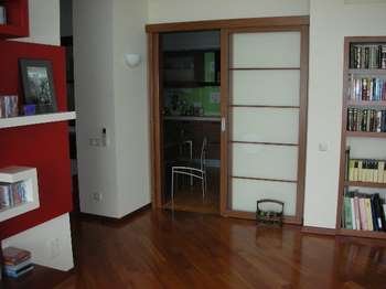 Розсувні двері на кухню (зсувні, гармошка)