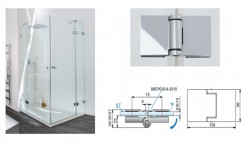 Двері для душової кабіни : естетика вільного простору Двері для душової кабіни : естетика вільного простору