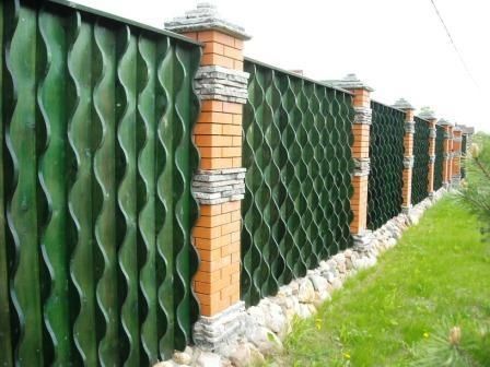 Дачний паркан своїми руками