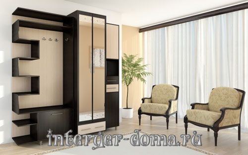 Передпокій в стилі хай тек: фото